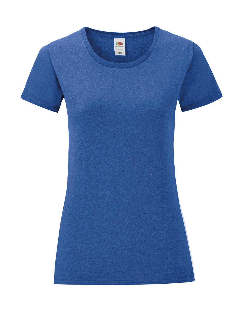 Damen Iconic T - R6 - Retro Heather Royal