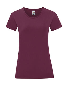 Damen Iconic T - 41 - Burgund