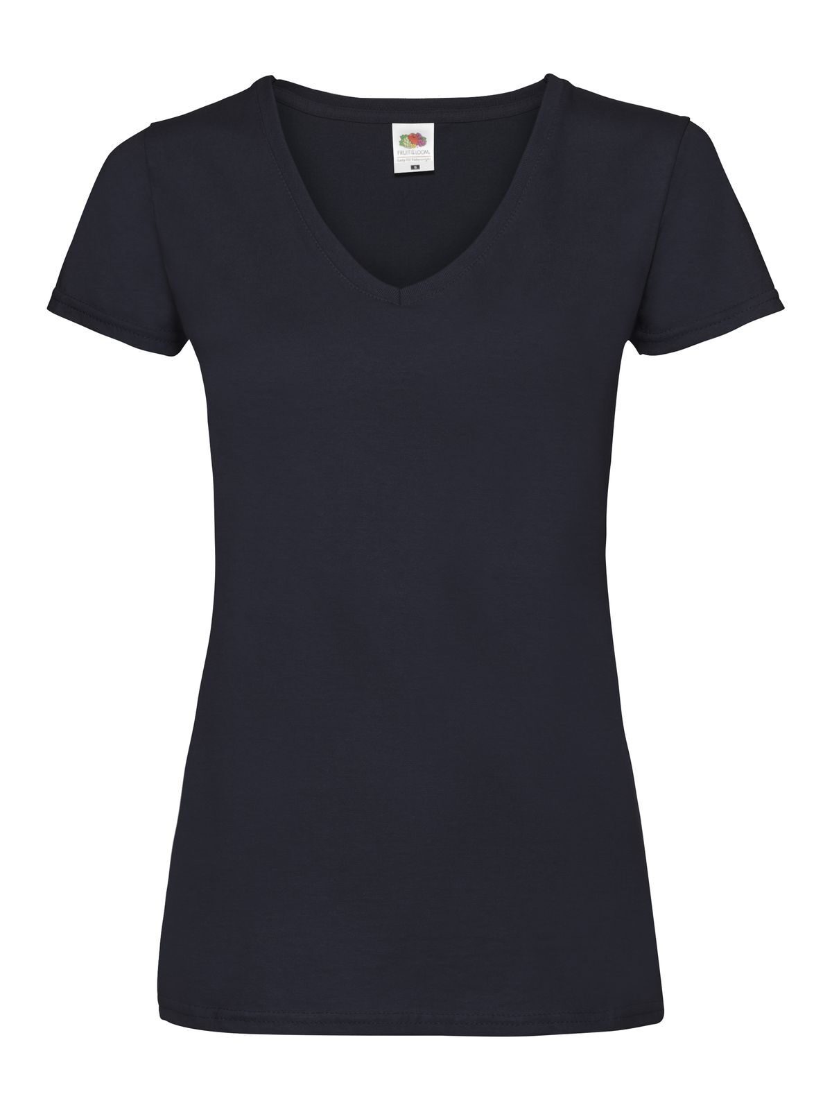Damen Valueweight V-Ausschnitt T-Shirt - AZ - AZ – Tiefblau