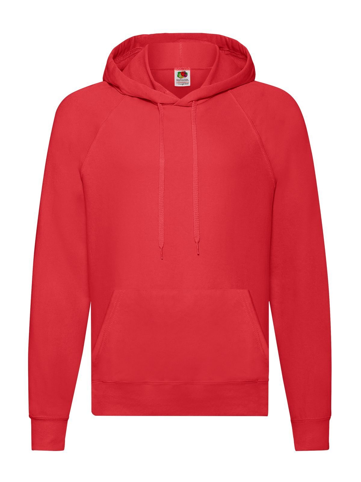 Leichter Kapuzenpullover - 40 - Rot