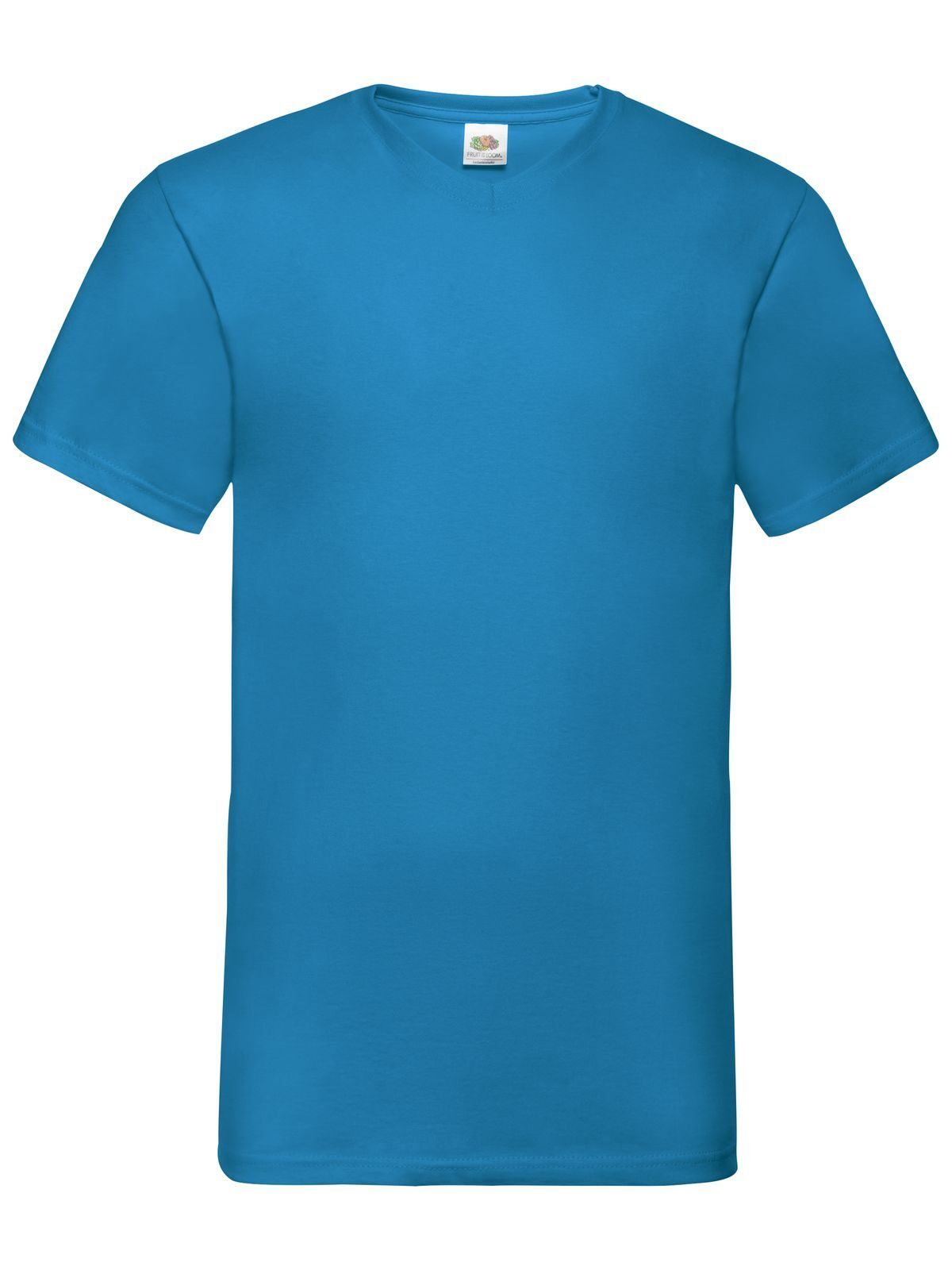 Valueweight V-Ausschnitt T-Shirt - ZU - ZU – Azurblau