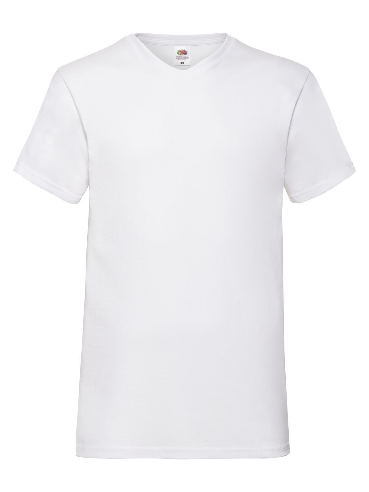 Valueweight V-Ausschnitt T-Shirt - 30 - Weiß