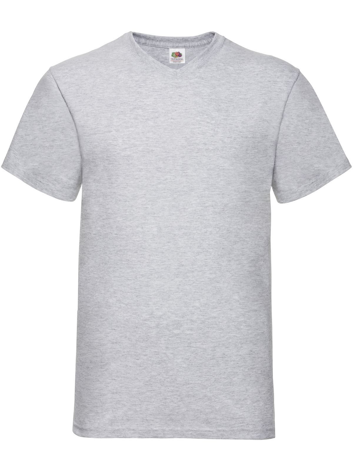 Valueweight V-Ausschnitt T-Shirt - 94 - Heidegrau