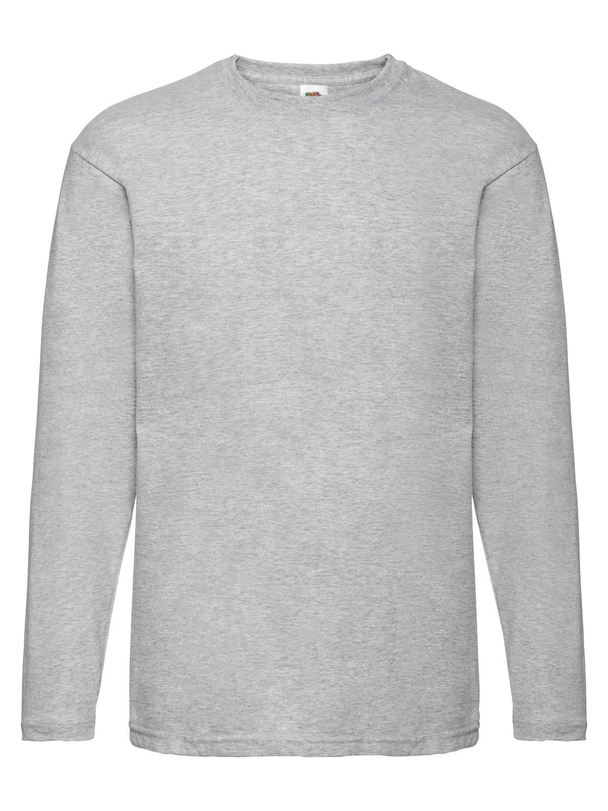 Valueweight Langarmshirt - 94 - Heidegrau