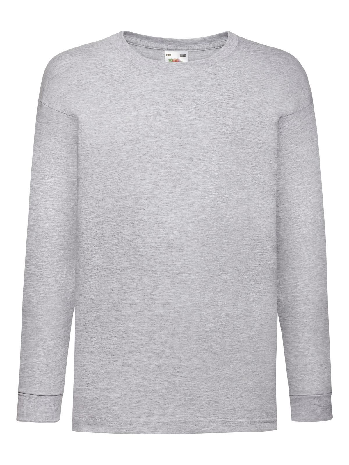 Kinder-Langarmshirt aus hochwertigem Material - 94 - Heidegrau