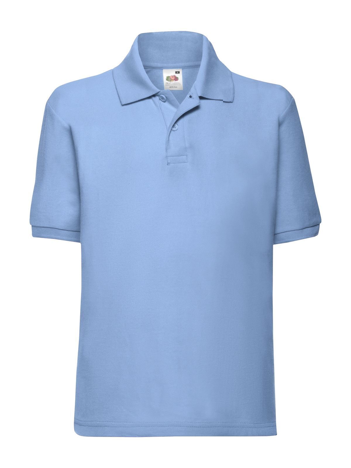 Kinder-Polohemd 65/35 - YT - Himmelblau