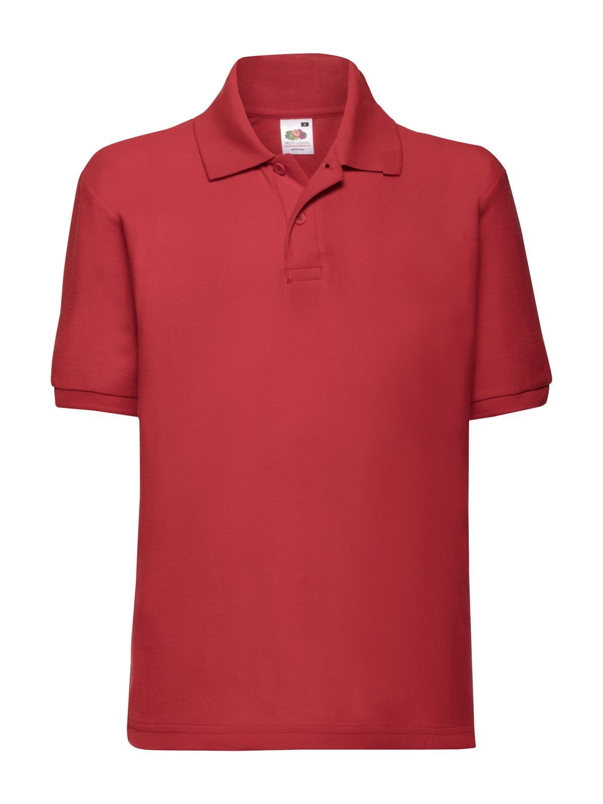 Kinder-Polohemd 65/35 - 40 - Rot