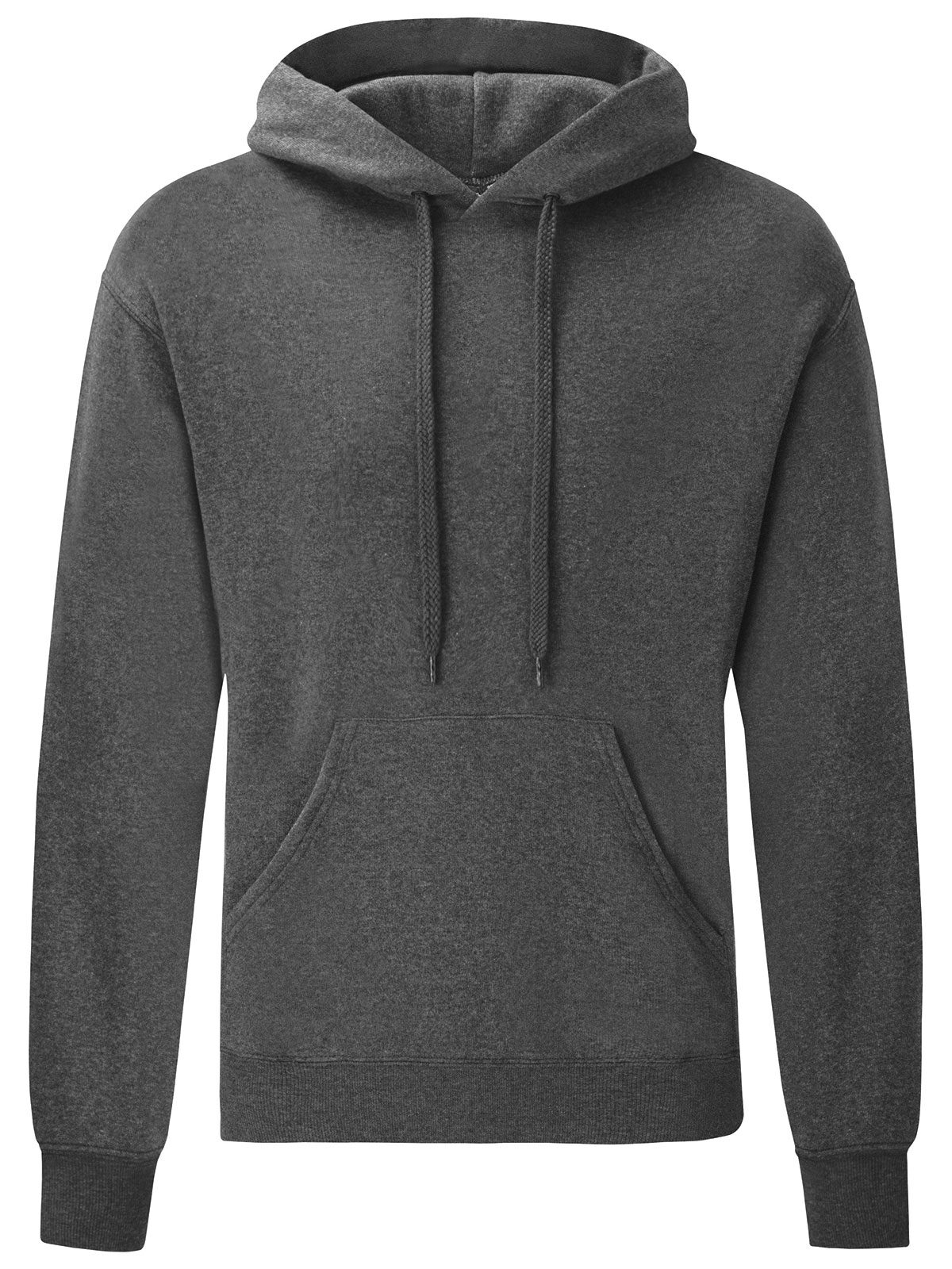 Klassischer Kapuzenpullover - HD - HD – Dunkelgrau meliert