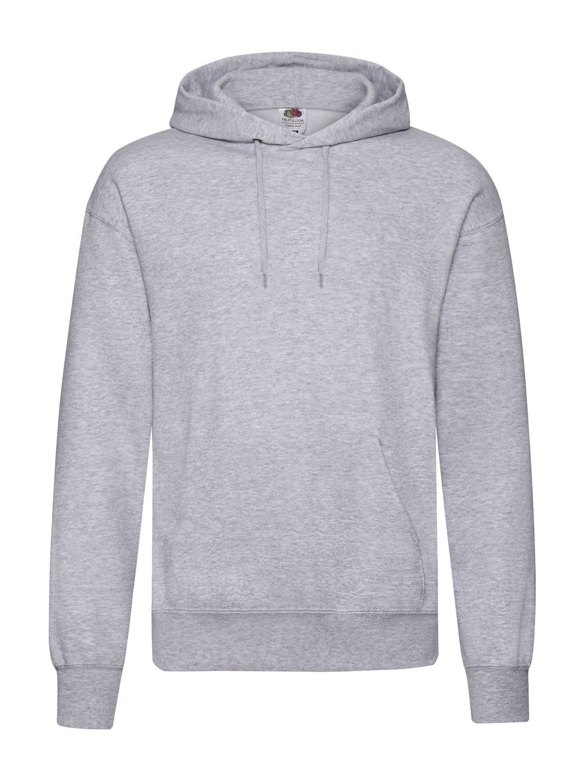 Klassischer Kapuzenpullover - 94 - Heidegrau
