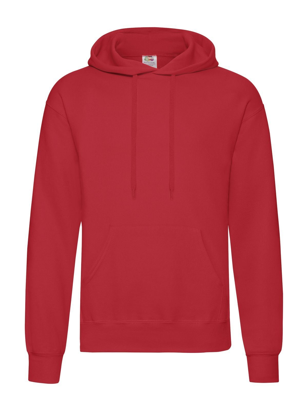 Klassischer Kapuzenpullover - 40 - Rot