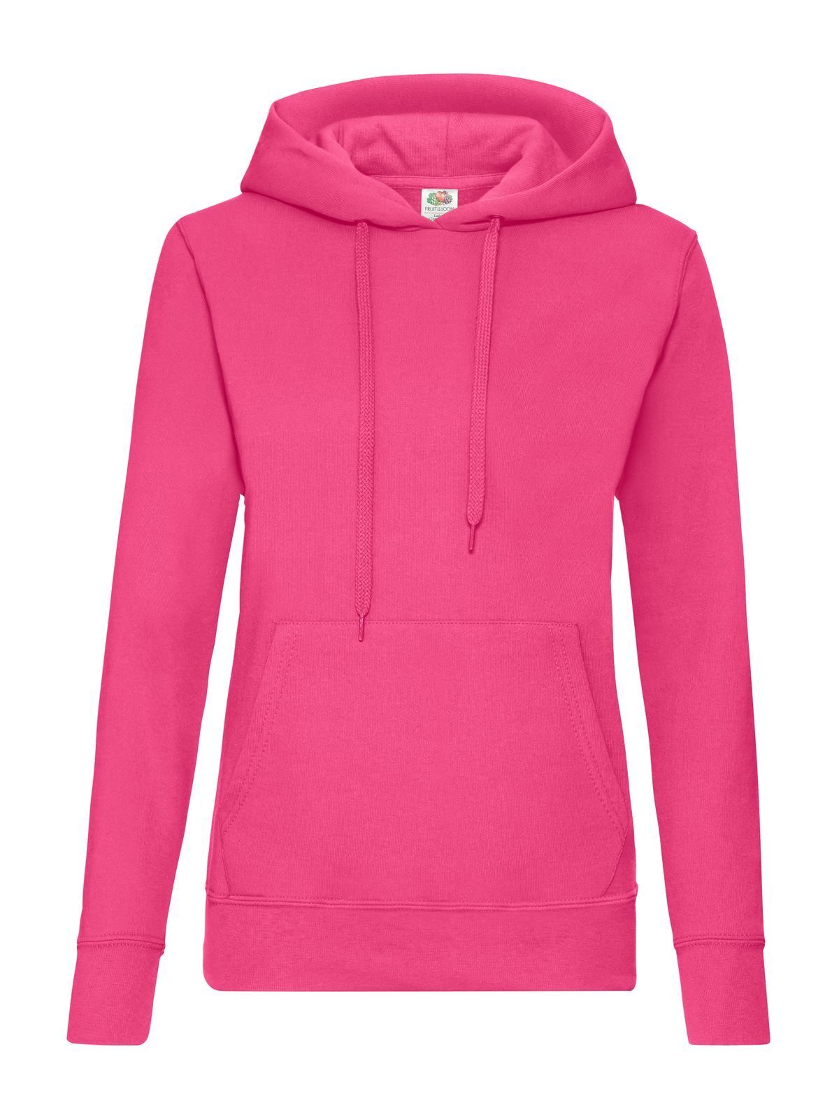Klassischer Damen-Kapuzenpullover - 57 - Fuchsia