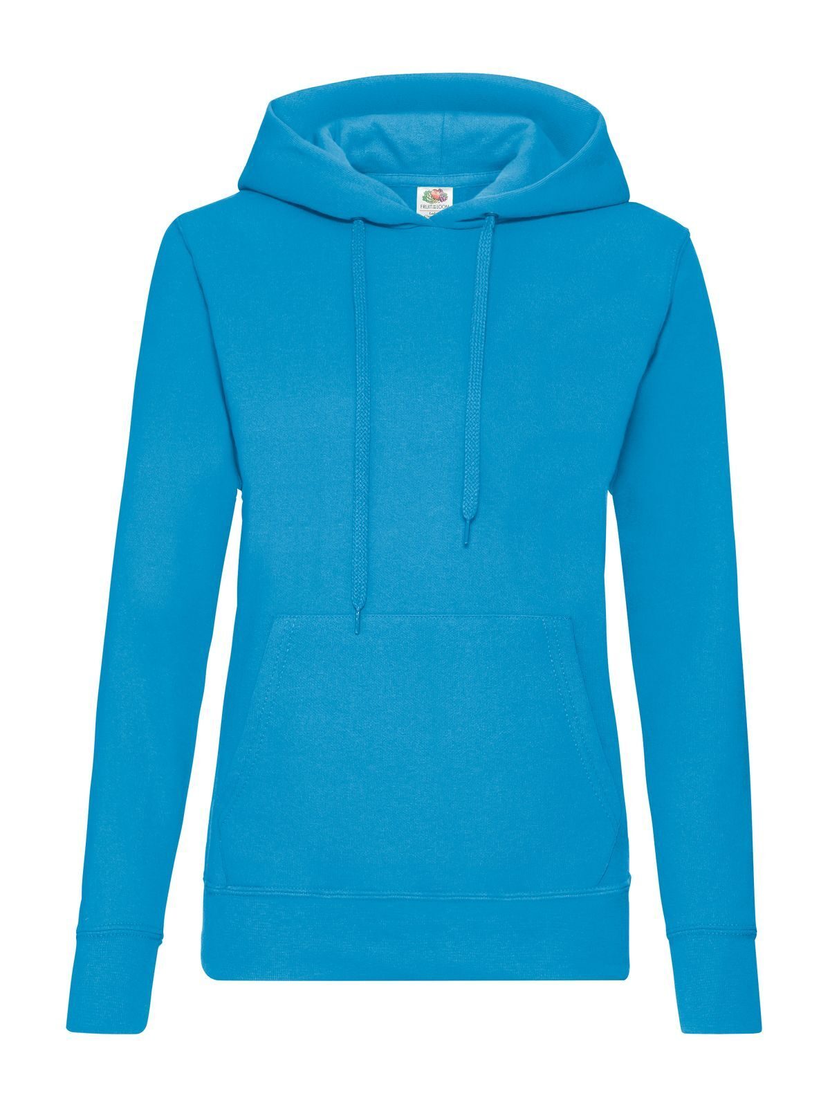 Klassischer Damen-Kapuzenpullover - ZU - ZU – Azurblau