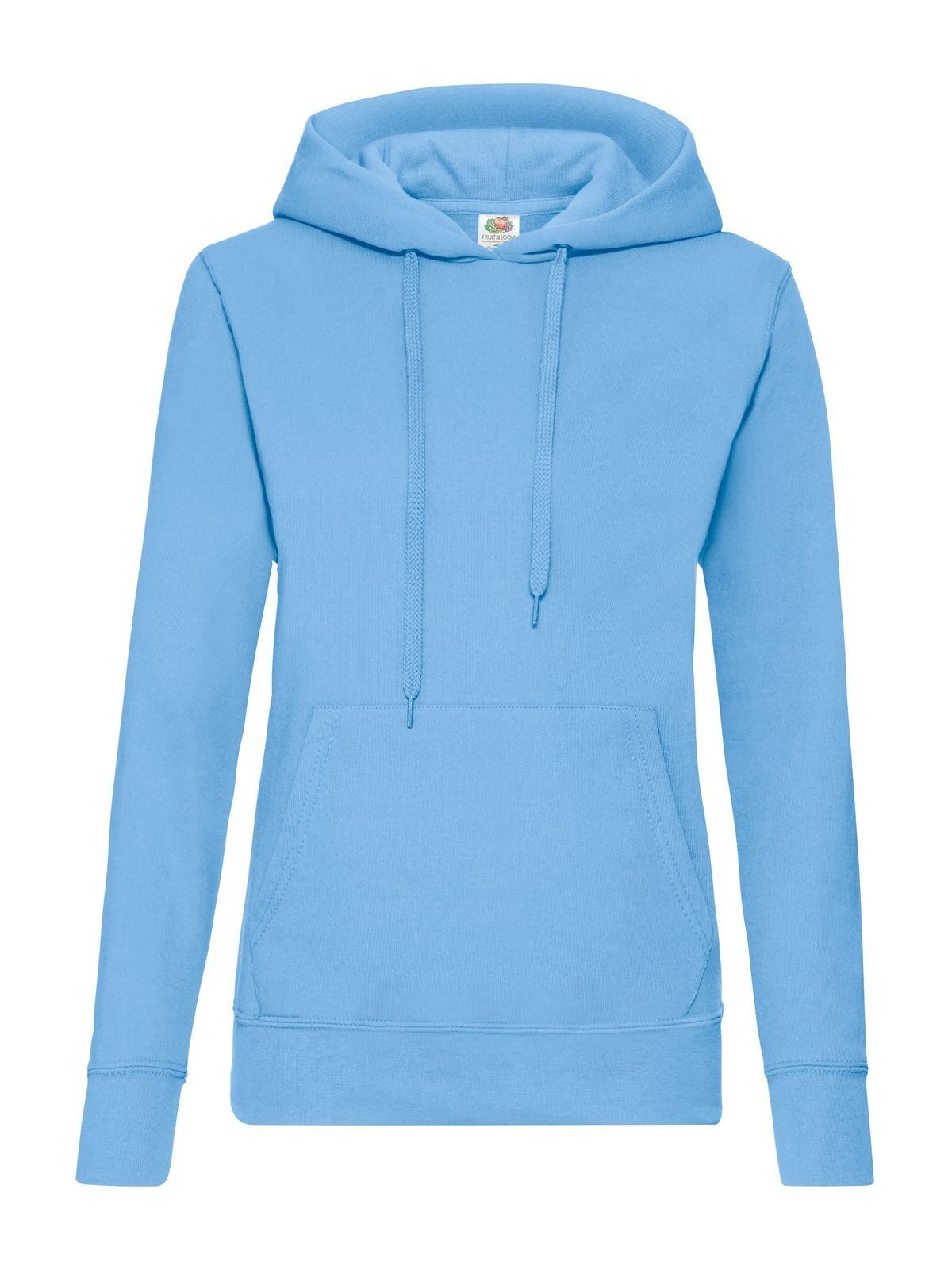 Klassischer Damen-Kapuzenpullover - YT - Himmelblau