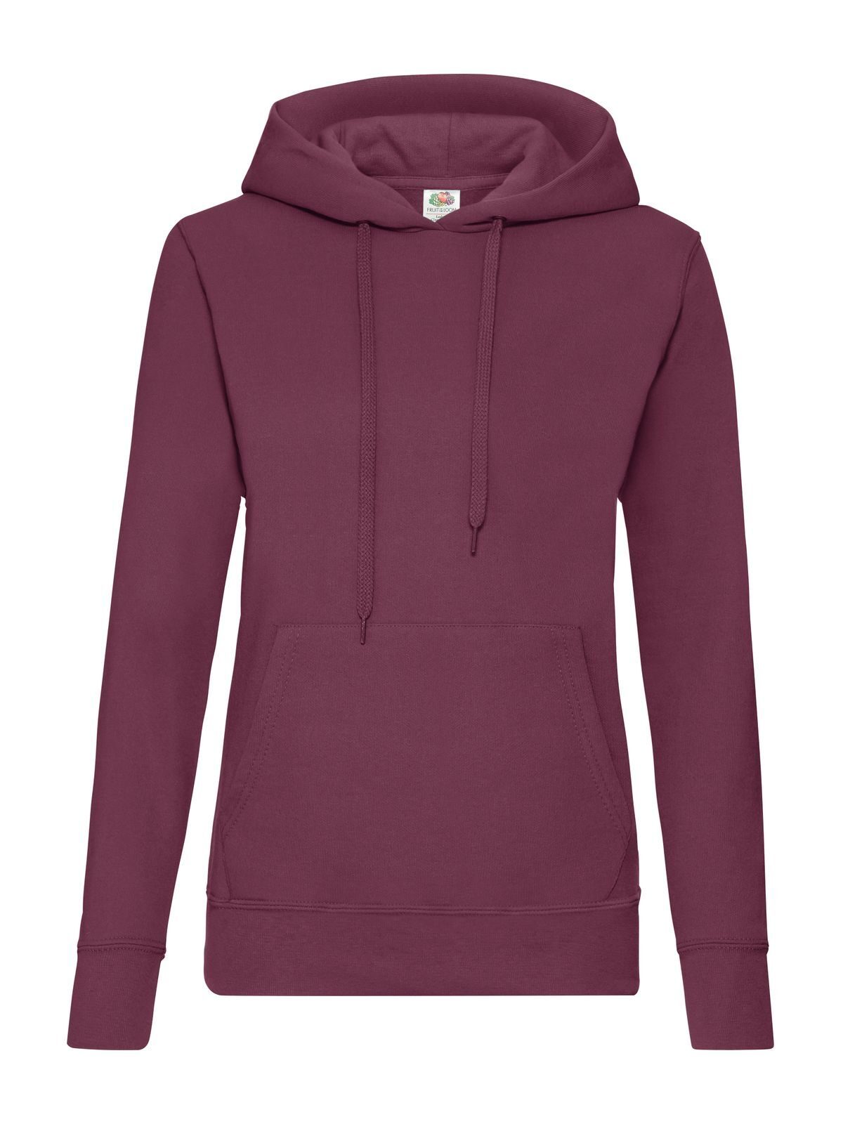 Klassischer Damen-Kapuzenpullover - 41 - Burgund