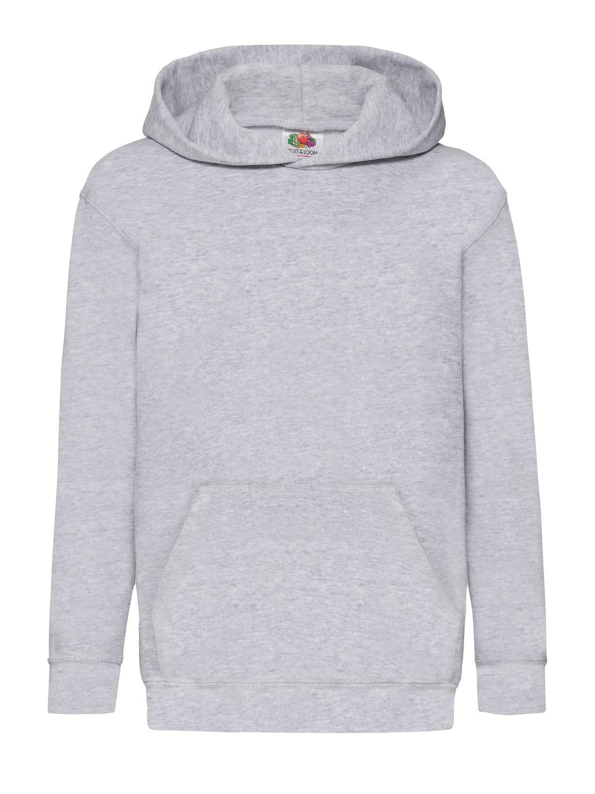 Klassischer Kapuzenpullover für Kinder - 94 - Heidegrau