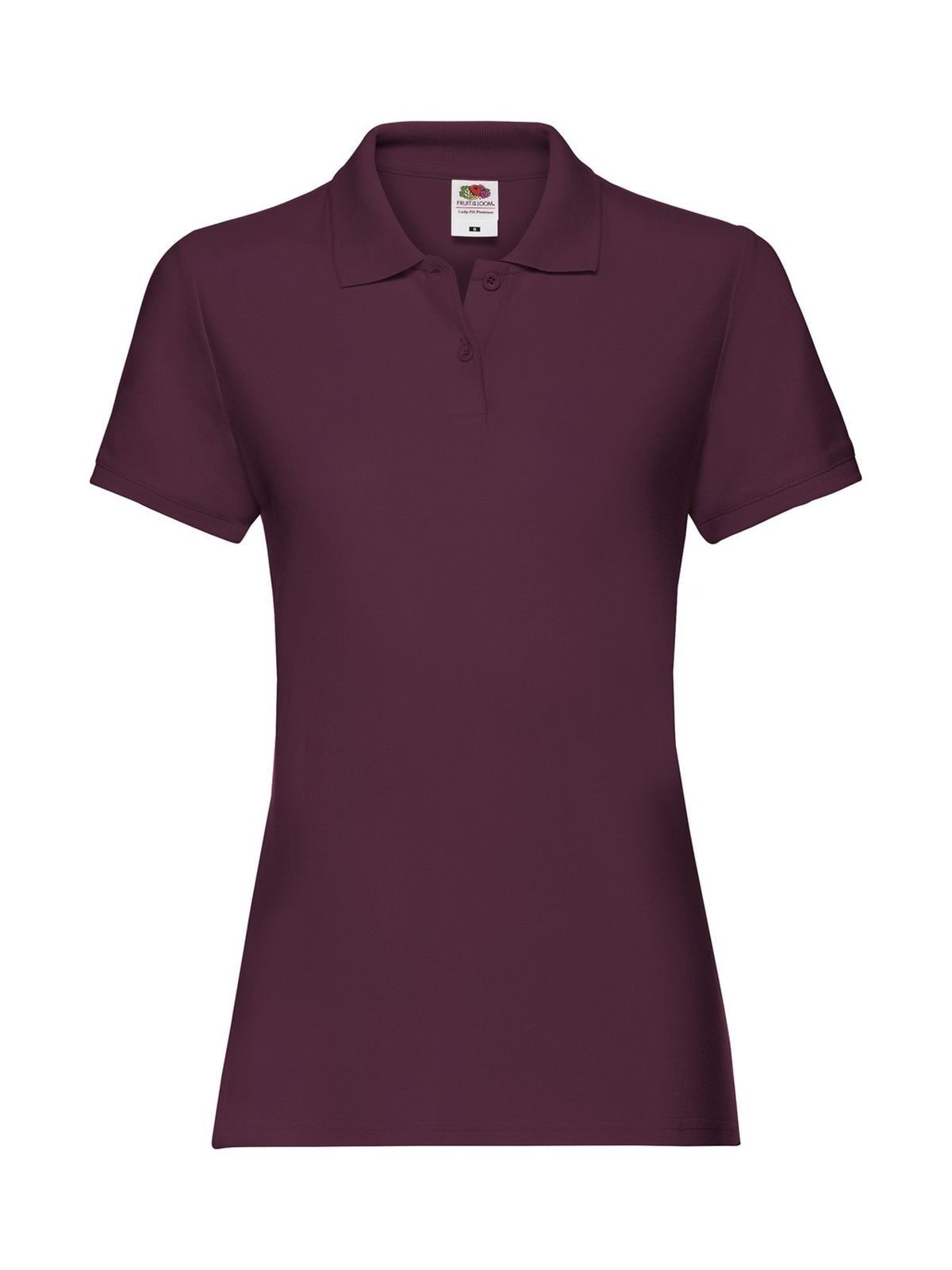 Premium-Polo für Damen - 41 - Burgund