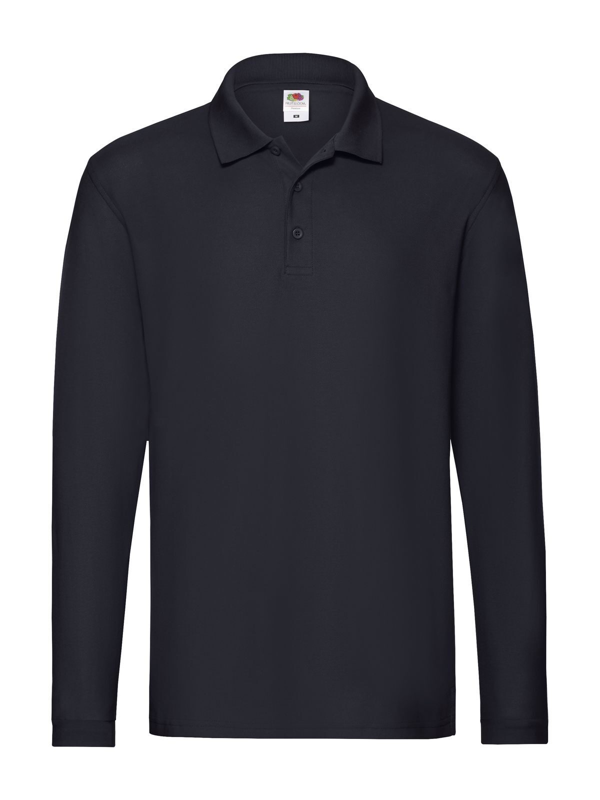 Premium Langarm-Polo - AZ - AZ – Tiefblau