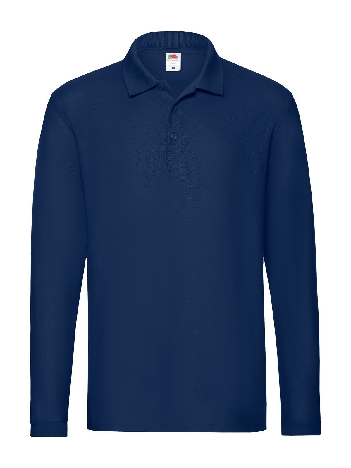 Premium Langarm-Polo - 32 - Marine