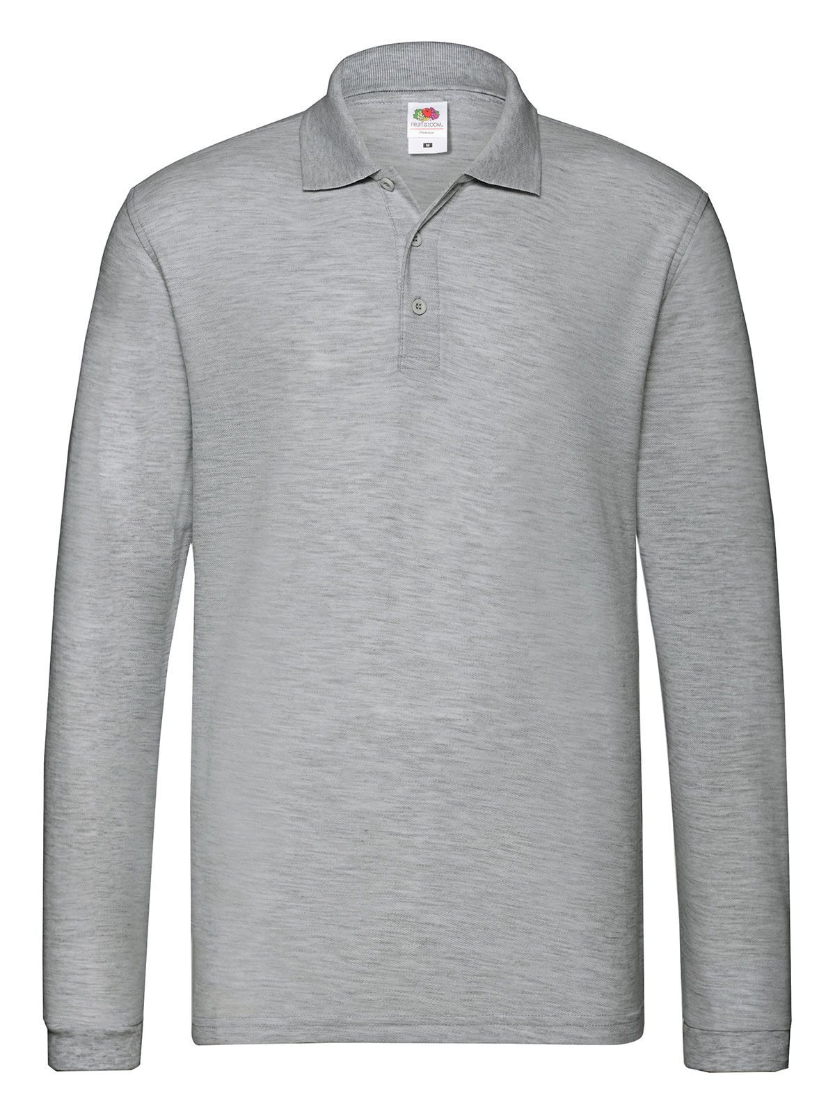 Premium Langarm-Polo - 9K - Athletische Heather