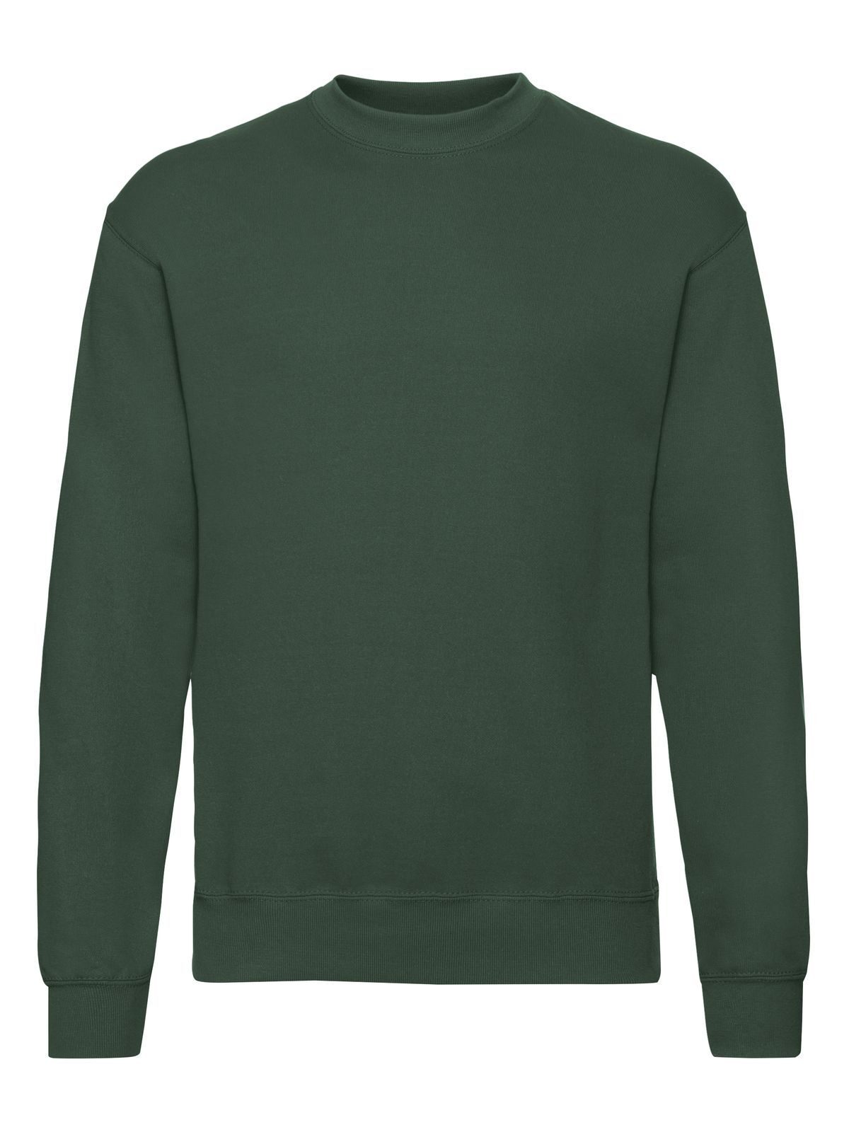 Klassisches Set-in-Sweatshirt - 38 - Flaschengrün