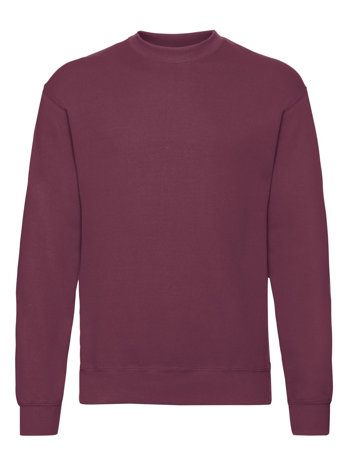 Klassisches Set-in-Sweatshirt - 41 - Burgund