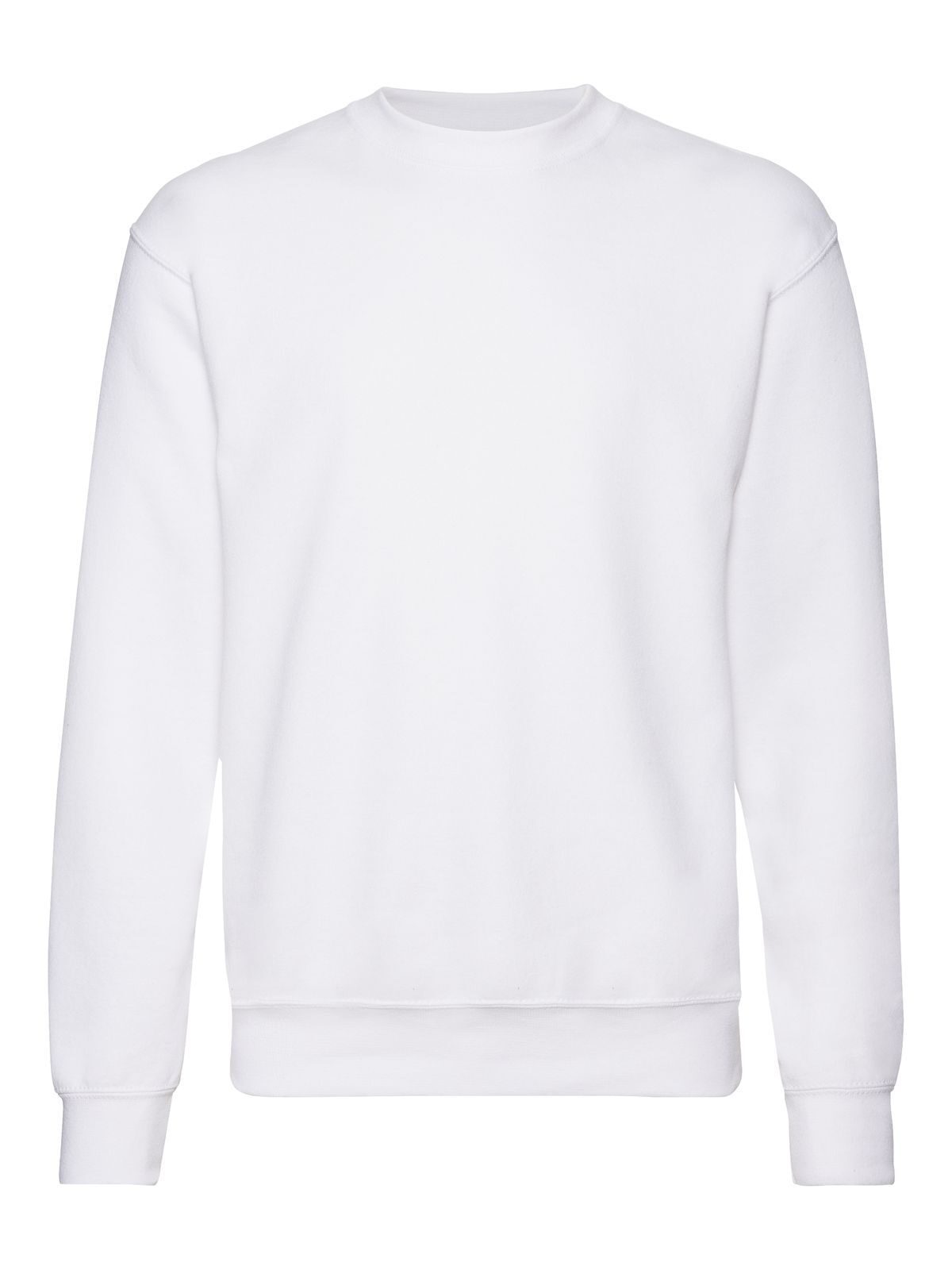Klassisches Set-in-Sweatshirt - 30 - Weiß