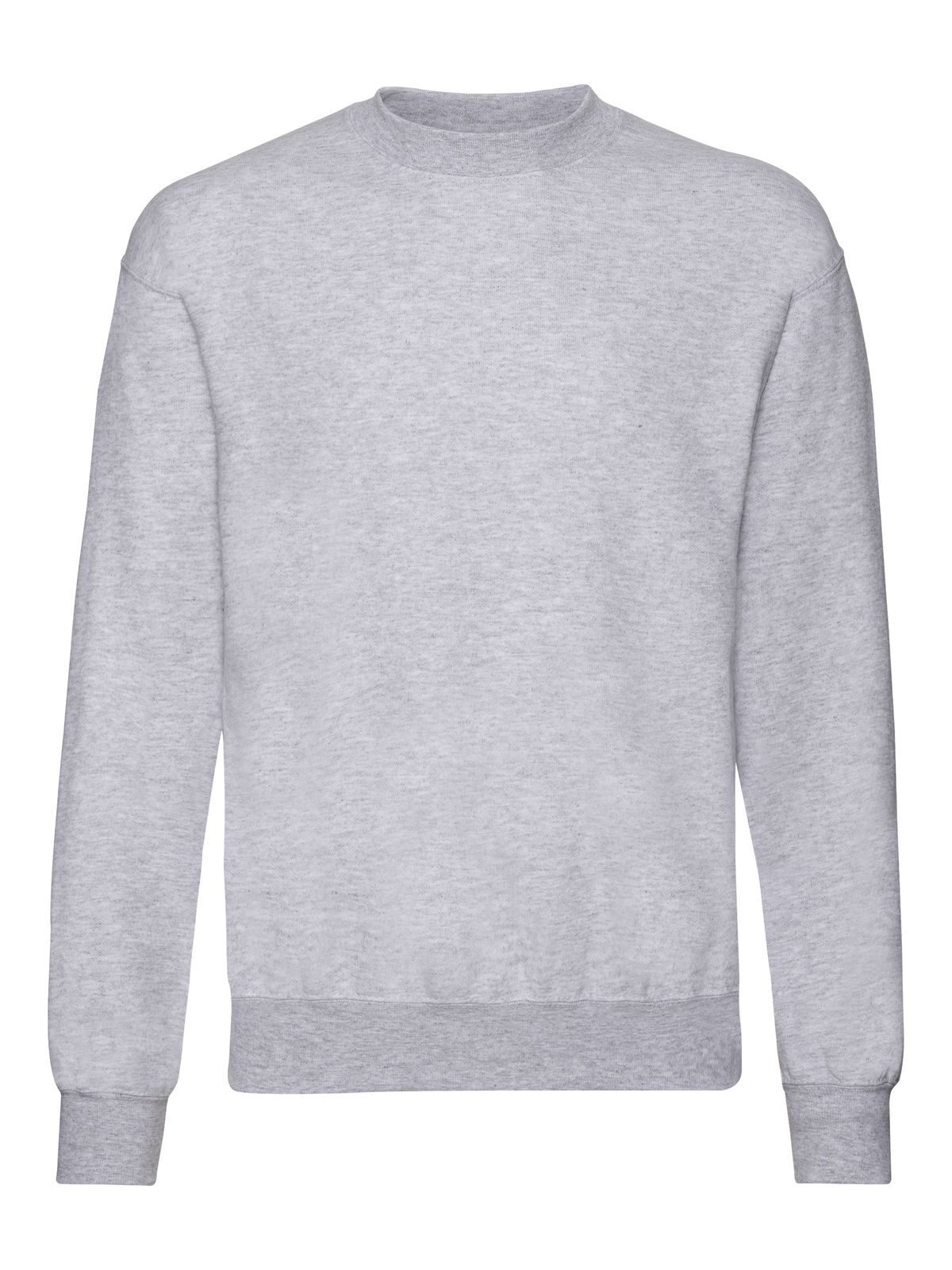 Klassisches Set-in-Sweatshirt - 94 - Heidegrau