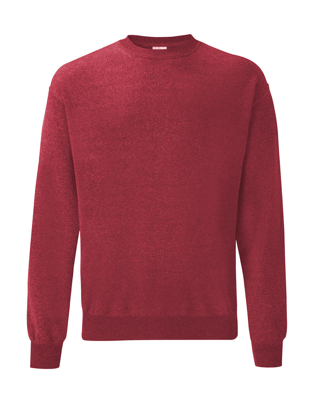 Klassisches Set-in-Sweatshirt - Heidekrautrot