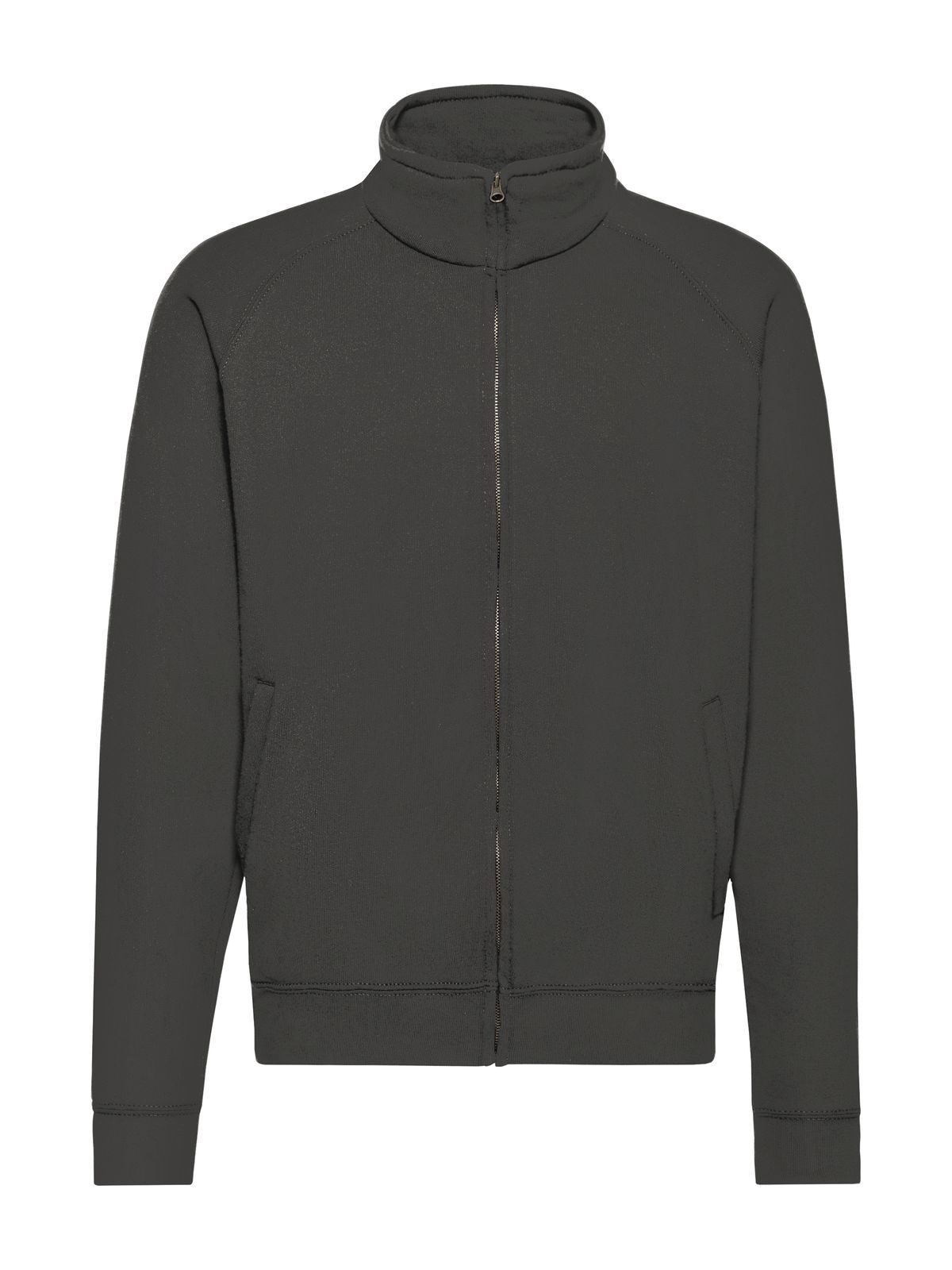 Klassische Sweatjacke - GL - Hellgraphit