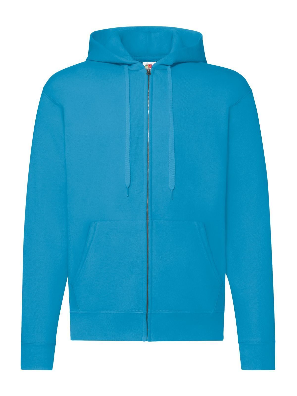 Klassische Kapuzen-Sweatjacke - ZU - ZU – Azurblau