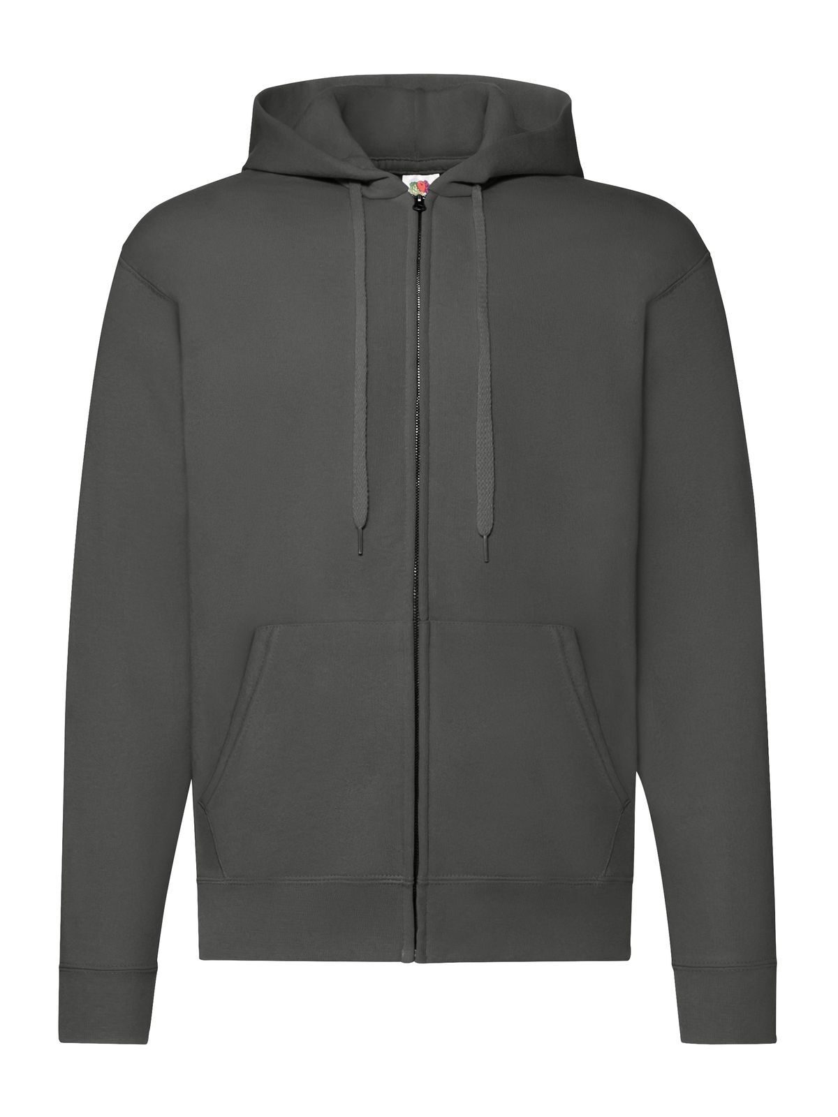 Klassische Kapuzen-Sweatjacke - GL - Hellgraphit