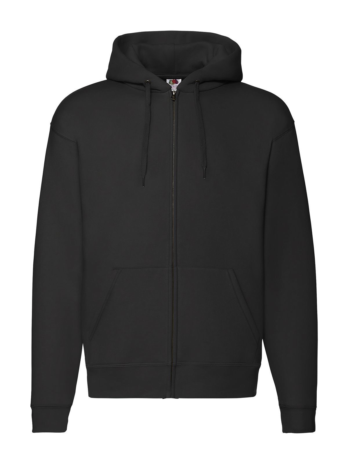 Premium-Sweatjacke mit Kapuze - 36 - Schwarz