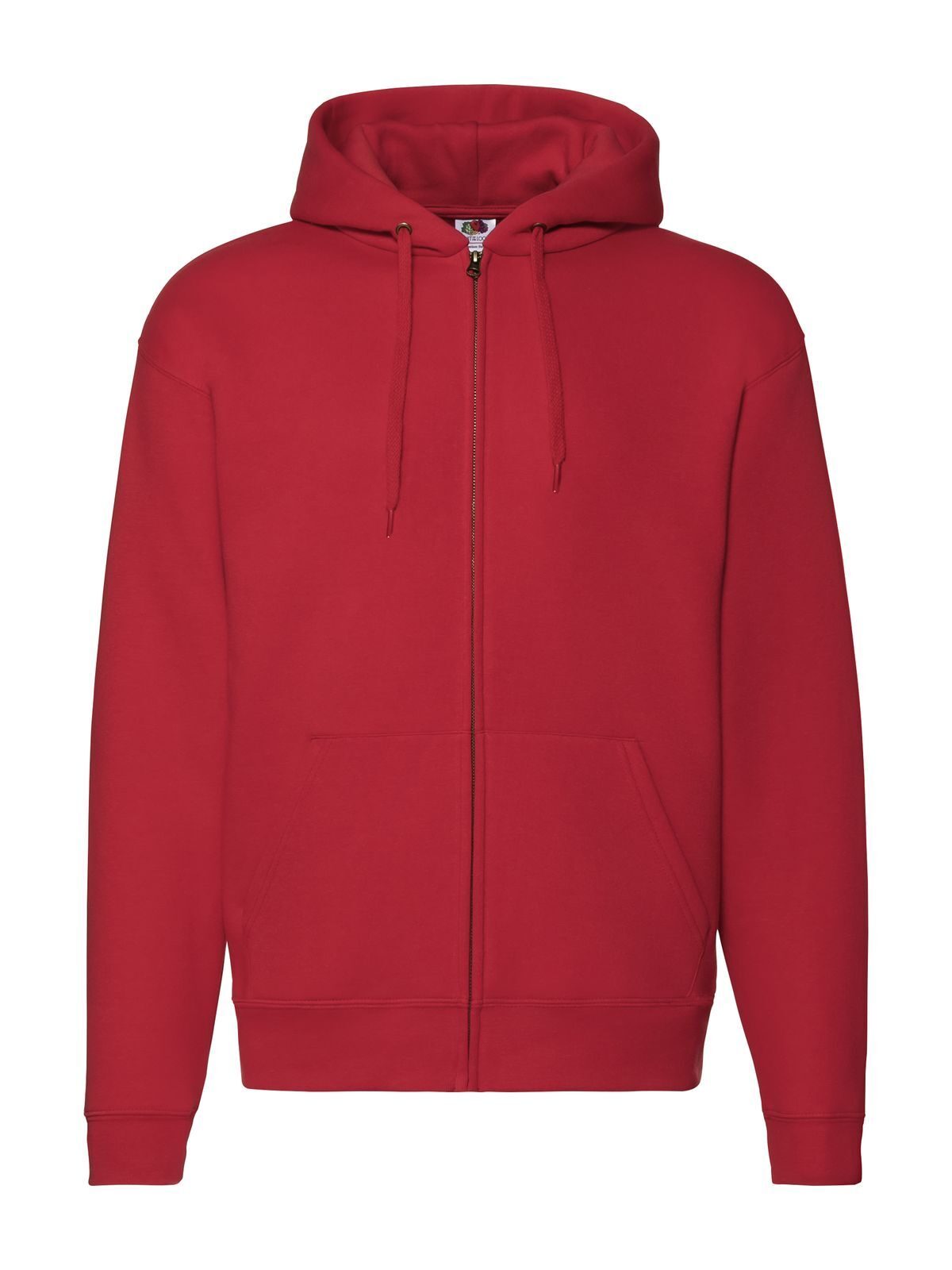 Premium-Sweatjacke mit Kapuze - 40 - Rot