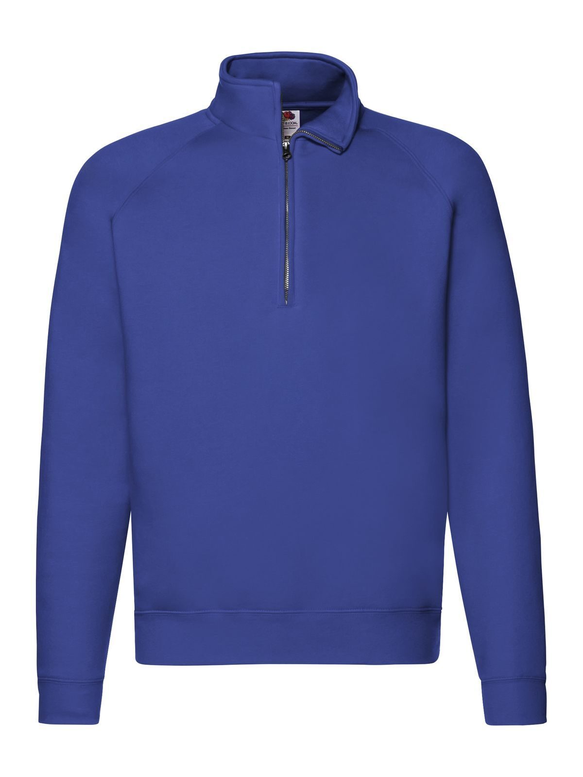 Premium-Raglan-Sweatshirt mit Reißverschlusskragen - 51 - Königsblau
