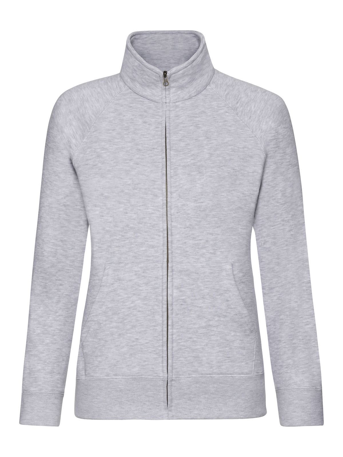 Premium-Sweatjacke für Damen - 94 - Heidegrau