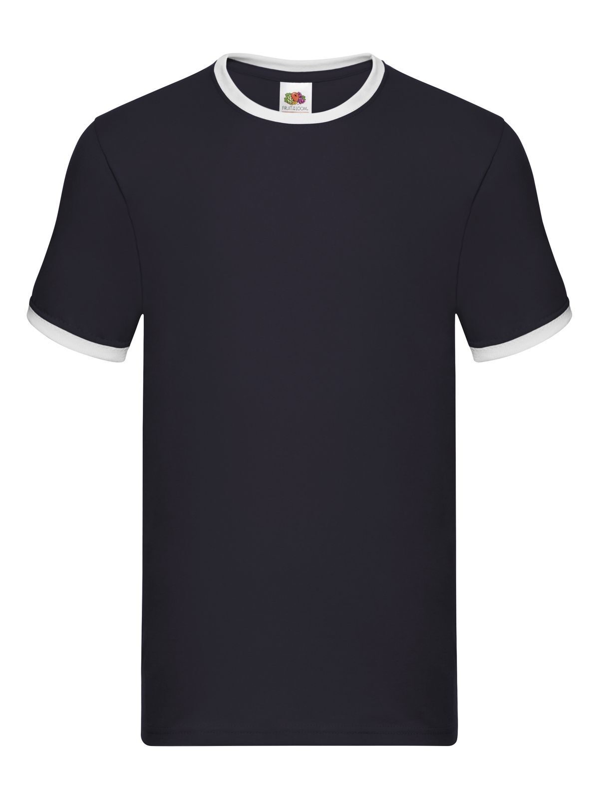 Ringer Tee - 22 - Marineblau-Weiß