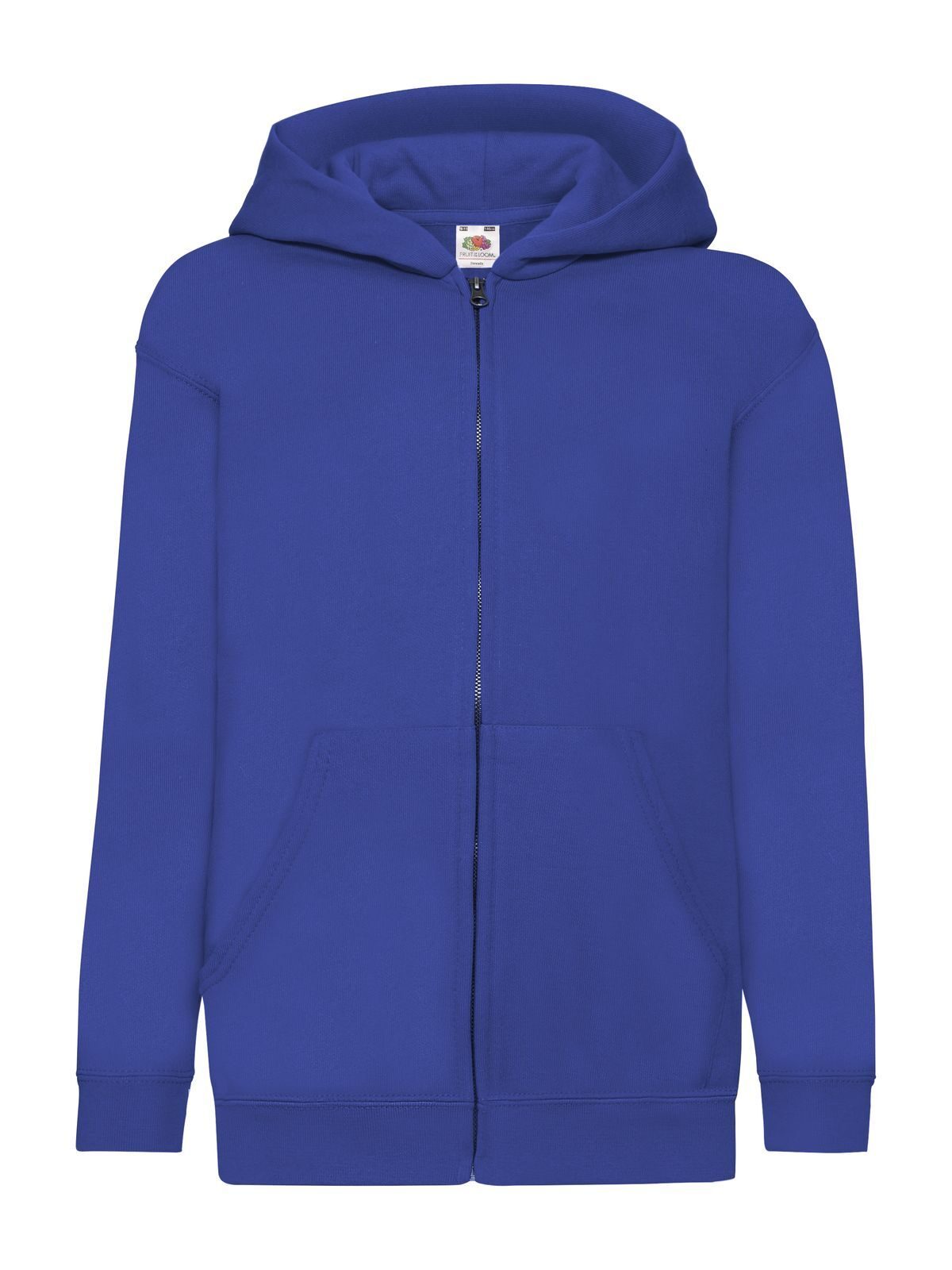 Klassische Kinder-Sweatjacke mit Kapuze - 51 - Königsblau