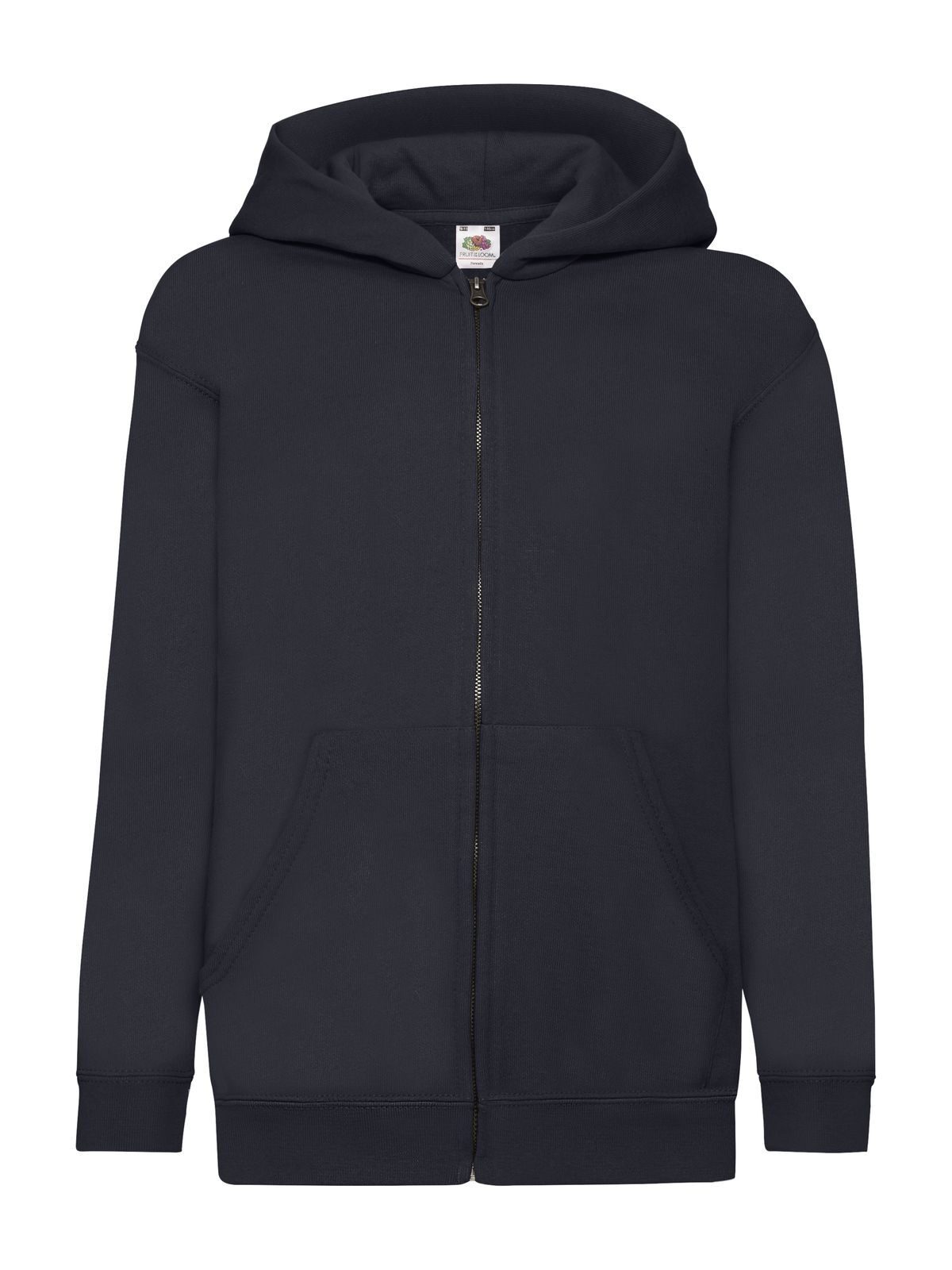 Klassische Kinder-Sweatjacke mit Kapuze - AZ - AZ – Tiefblau