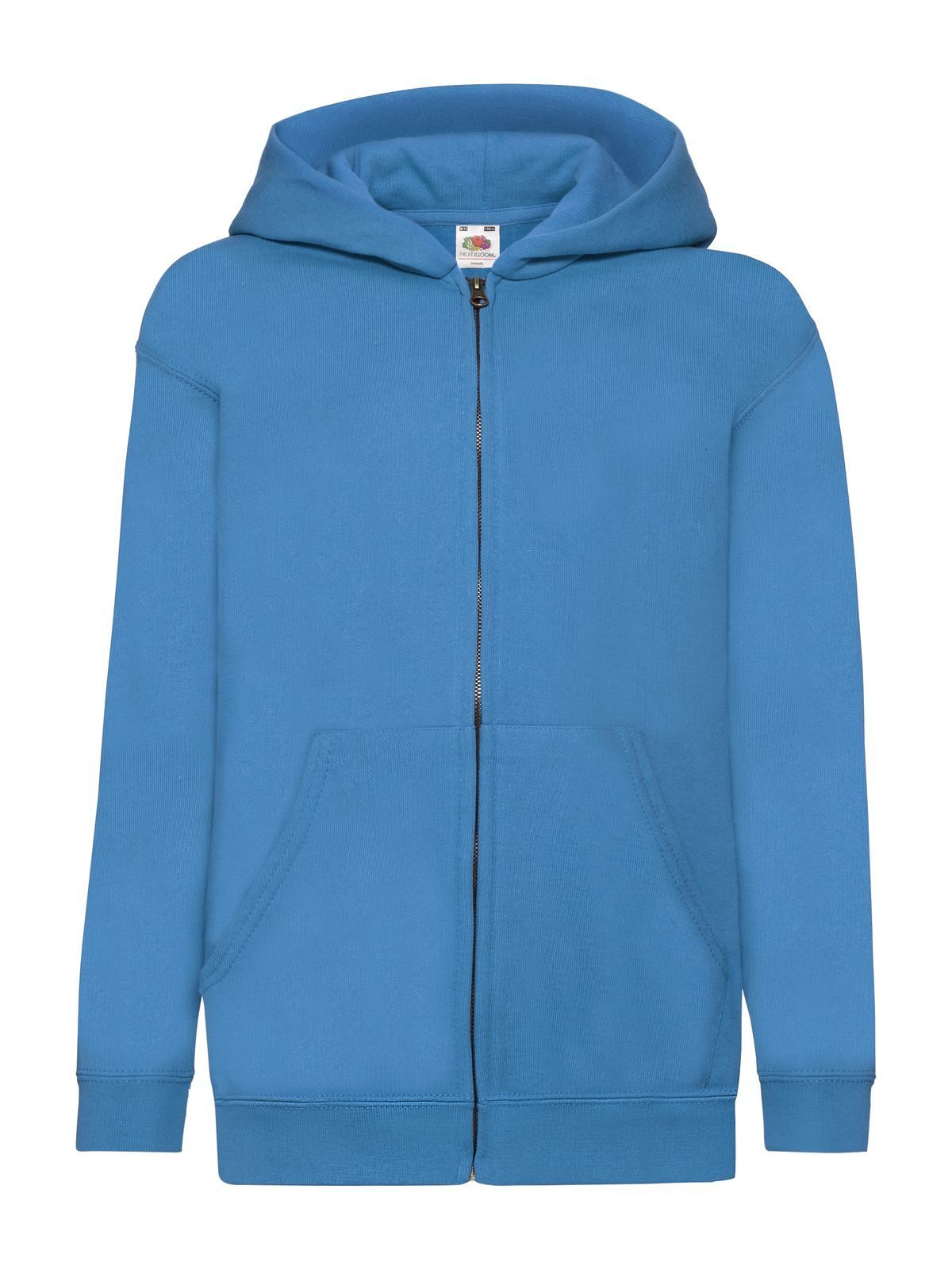 Klassische Kinder-Sweatjacke mit Kapuze - ZU - ZU – Azurblau