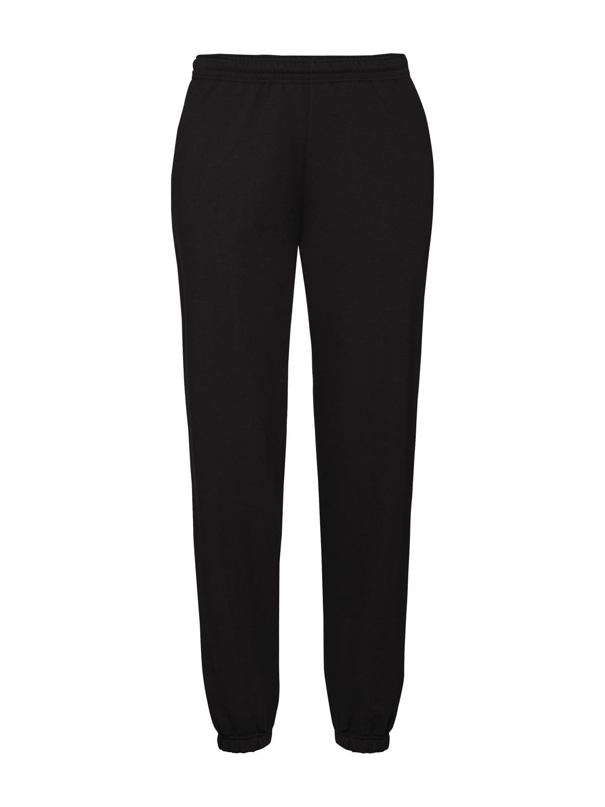 Klassische Jogginghose mit elastischem Bündchen - 36 - Schwarz