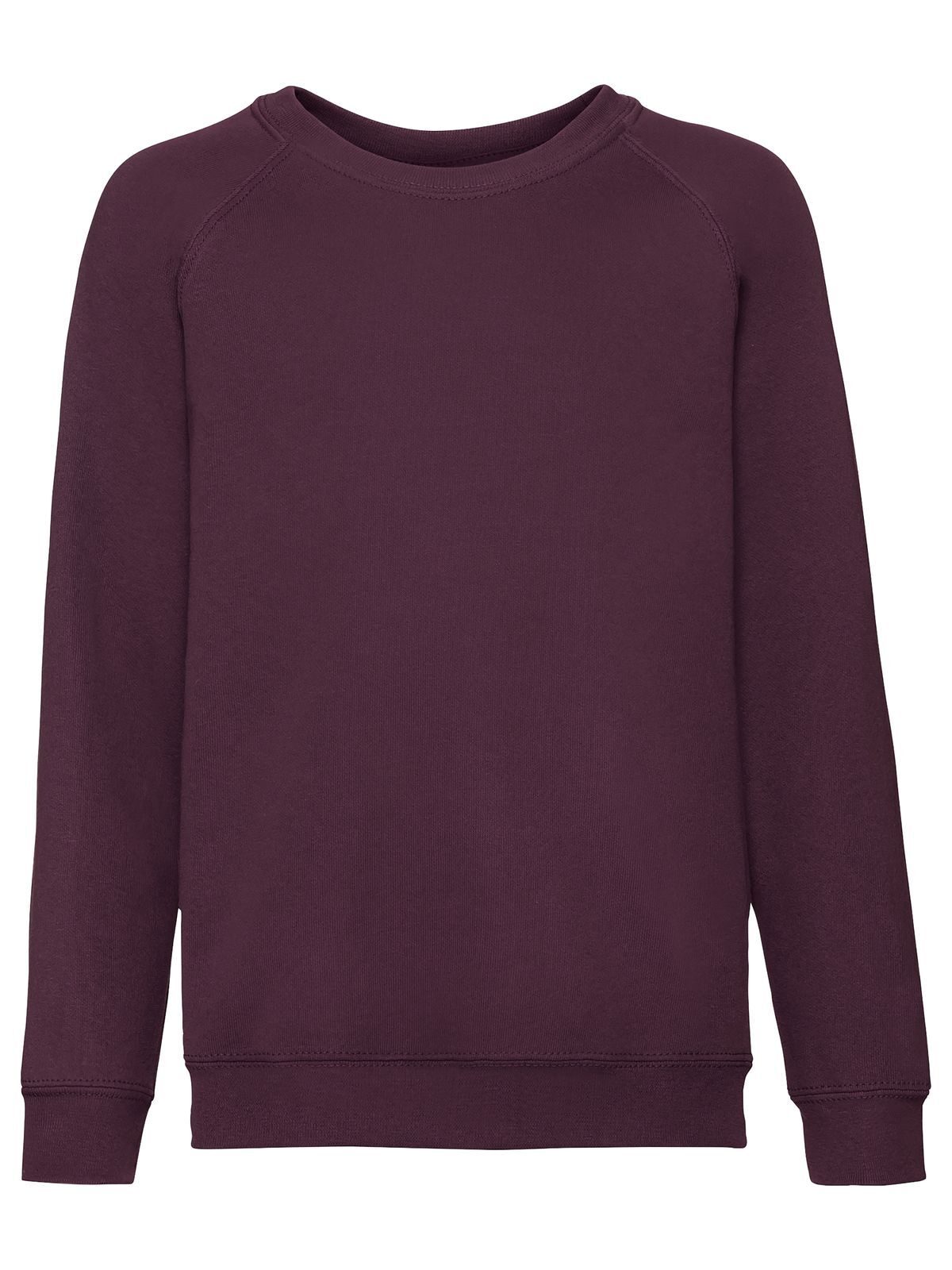Klassisches Raglan-Sweatshirt für Kinder - 41 - Burgund