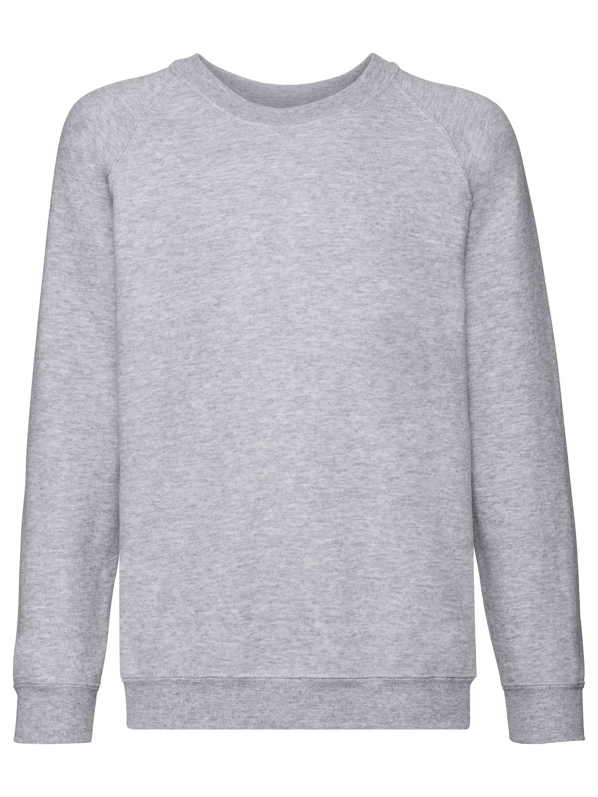 Klassisches Raglan-Sweatshirt für Kinder - 94 - Heidegrau