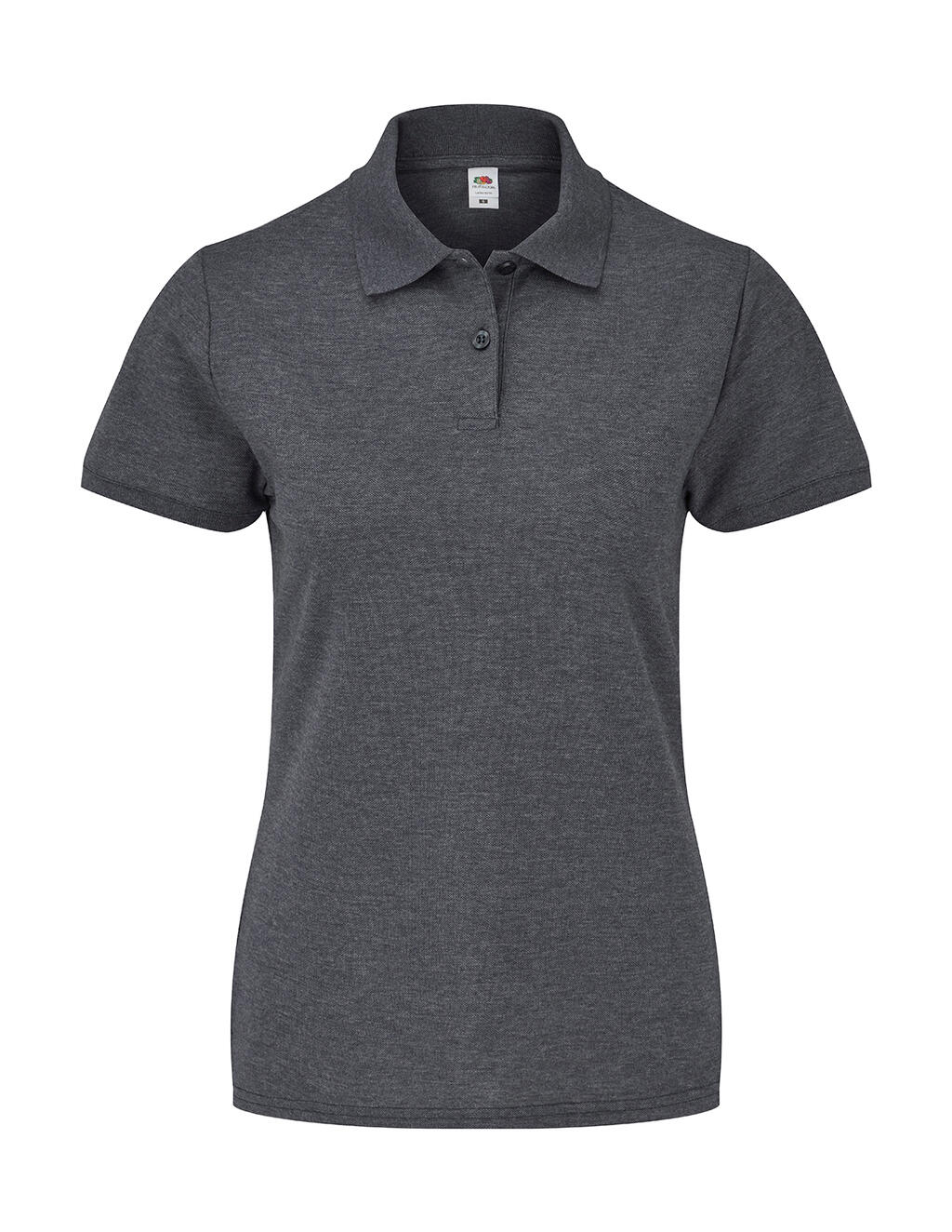Damen-Polohemd 65/35 - HD - HD – Dunkelgrau meliert