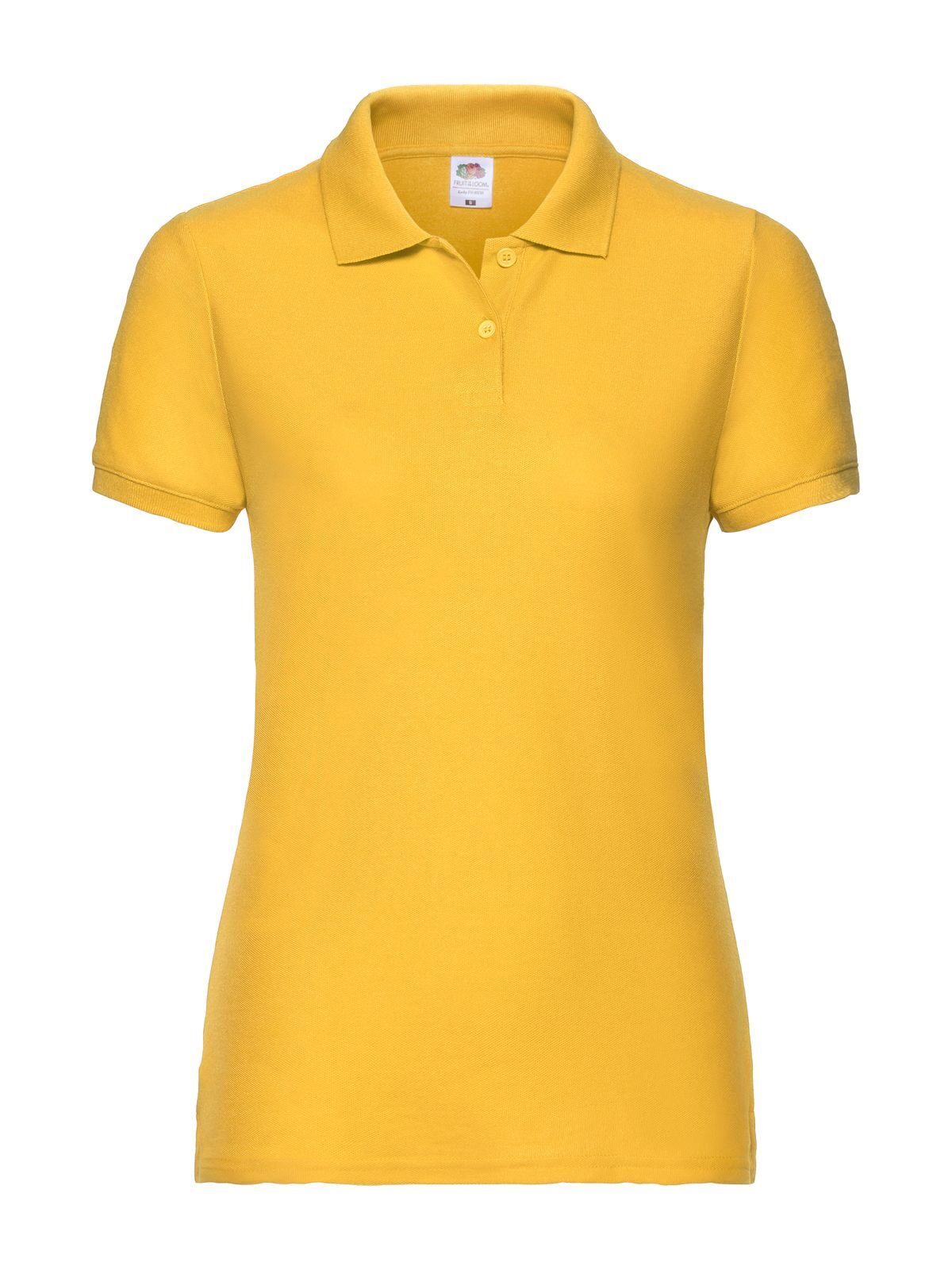 Damen-Polohemd 65/35 - 34 - Sonnenblume