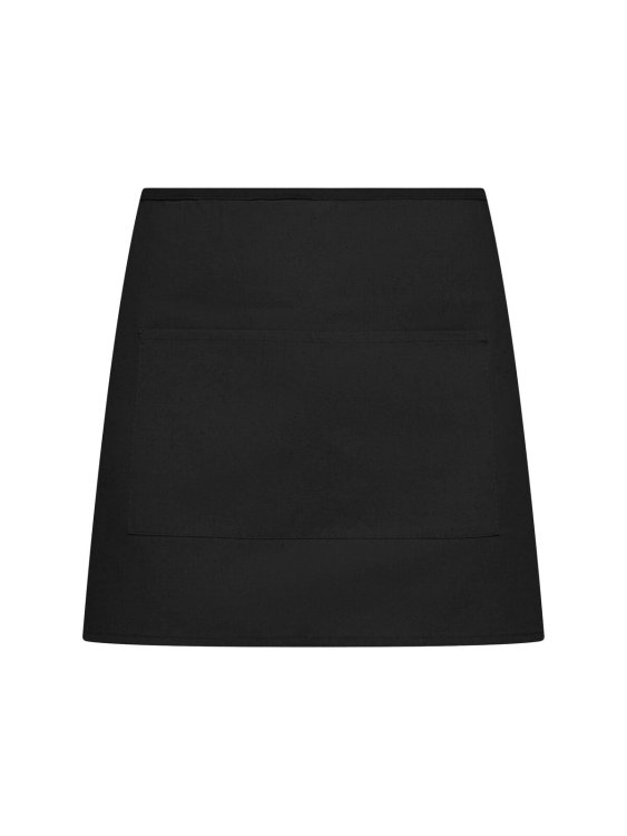 Einfache Halbschürze mit Tasche - BK - BK – Schwarz