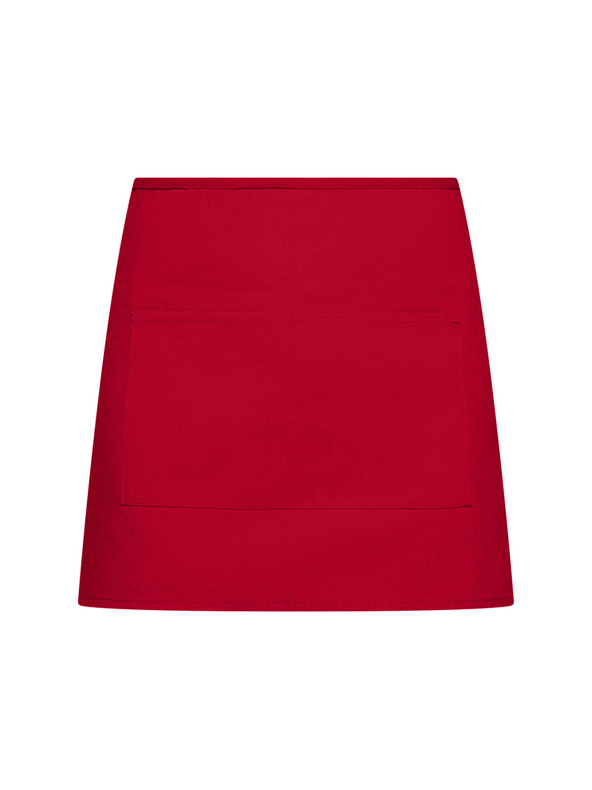 Einfache Halbschürze mit Tasche - RD - RD-RED