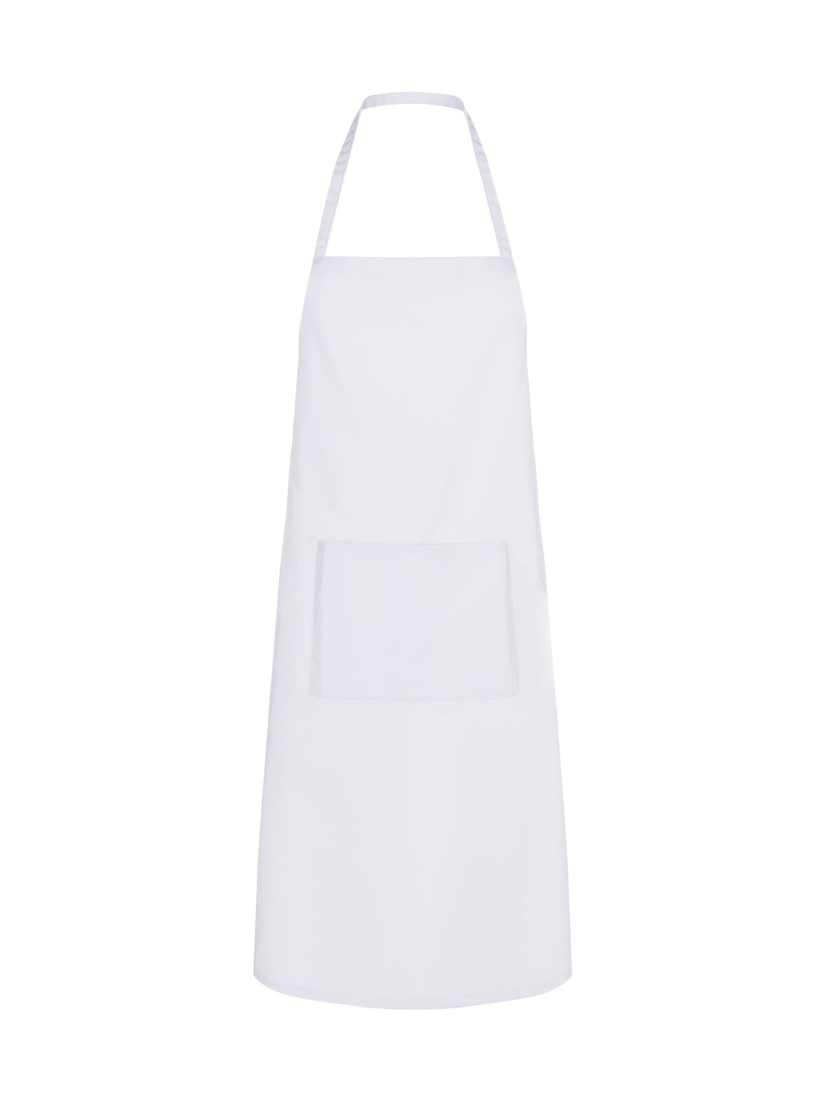 Einfache Schürze mit Tasche - WH - WH-WHITE