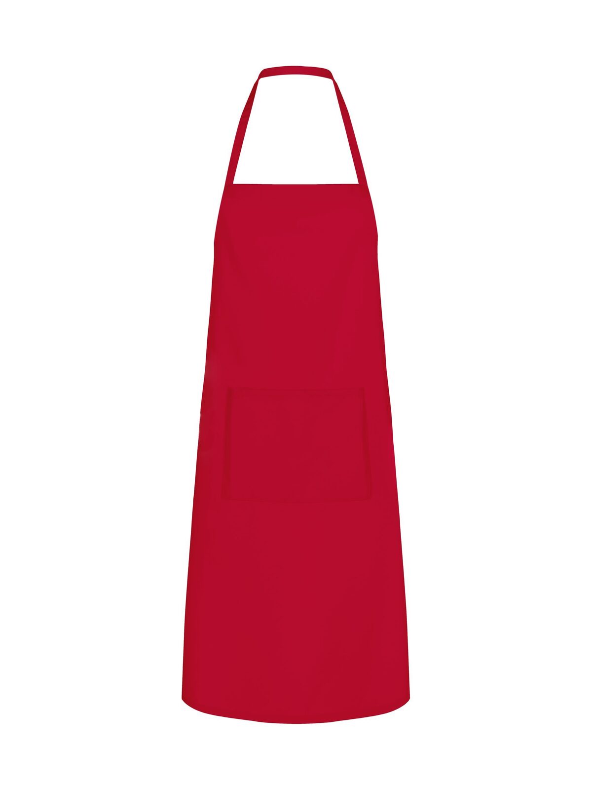 Einfache Schürze mit Tasche - RD - RD-RED