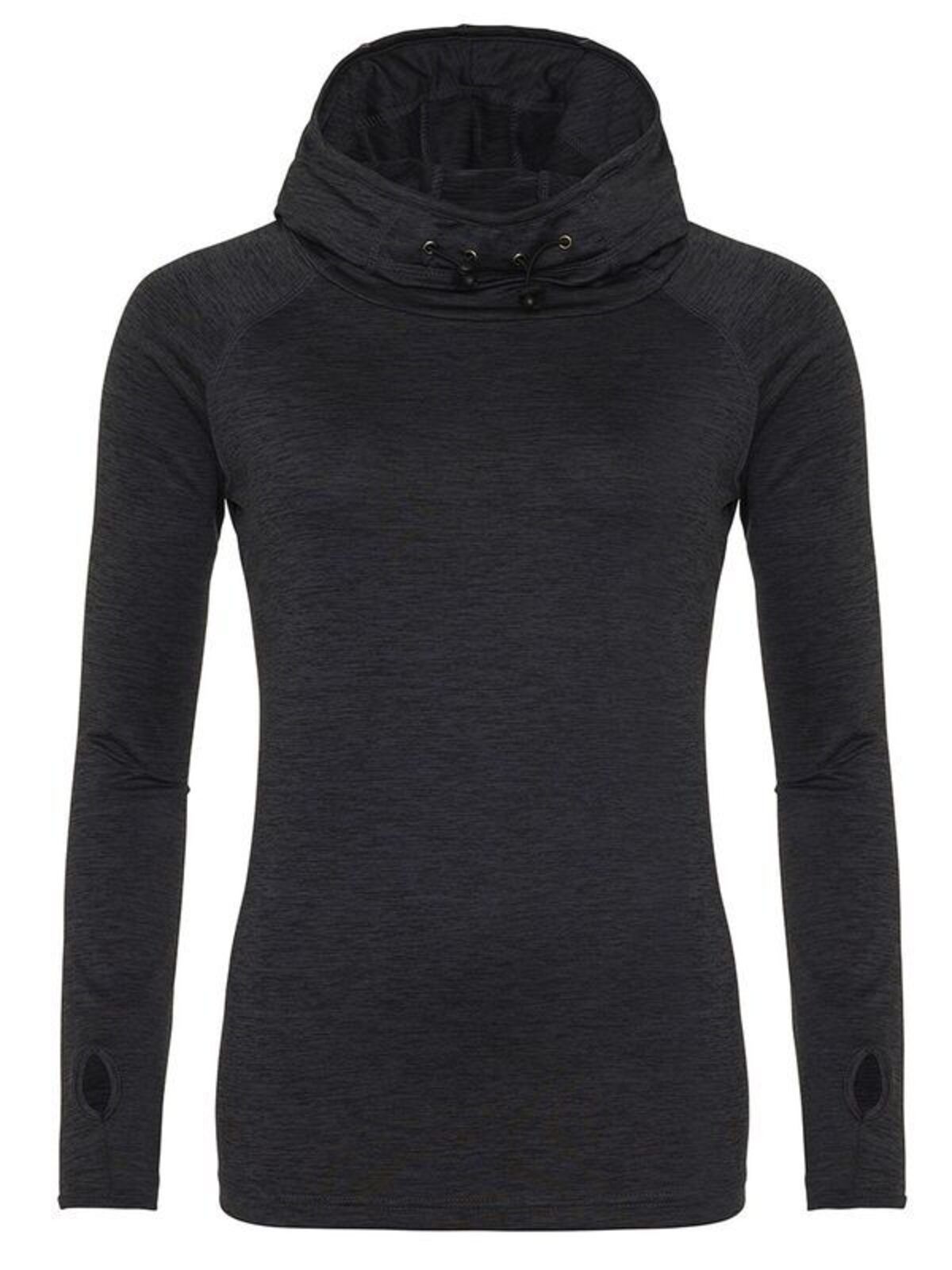 Cooles Damen-Top mit Wasserfallausschnitt - JBL - JBL – Jet Black