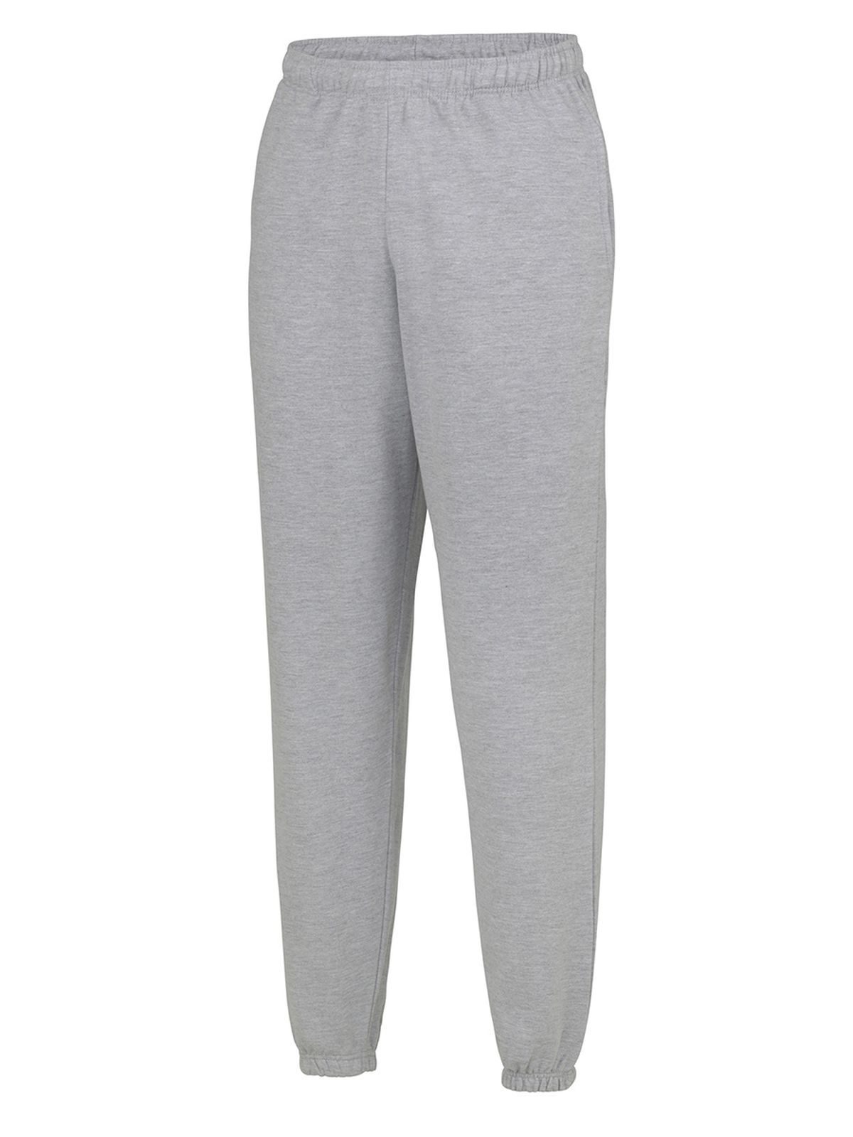 College-Jogginghose mit Umschlag - HGR - Heidegrau